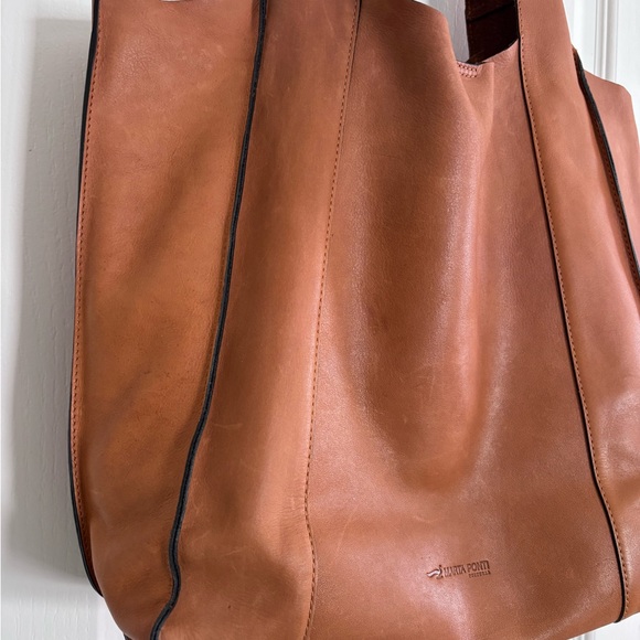 Marta Ponti Tan Leather Tote - Picture 3 of 12